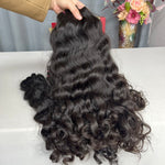 Cheveux indiens bouclé