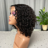 Perruque personnalisée lace closure bouclée