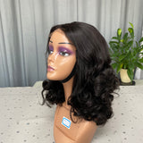 Perruque lace closure en cheveux Funmi egg curl