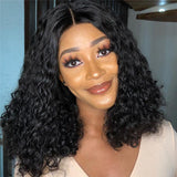 Perruque personnalisée lace closure bouclée