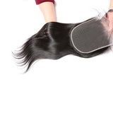 5x5" Lace Closure raide , ondulé , bouclé en  Cheveux Brésiliens