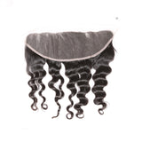 13"x4"  Lace Frontal  De Cheveux Malaisiens Vierge