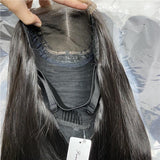 Coup Carré Lisse Customized De Cheveux Humains  Bob Wig
