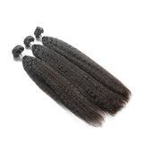 Tissage Afro De Cheveux Brésiliens Vierge Kinky Straight