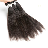 Tissage Afro De Cheveux Brésiliens Vierge Kinky Straight