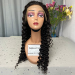 La Perruque Frisé  13X4" Lace frontal transparent densité 250%  Deep wave