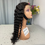 La Perruque Frisé  13X4" Lace frontal transparent densité 250%  Deep wave