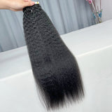 Cheveux extension adhésives en cheveux   double drawn