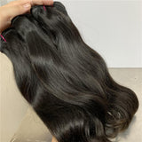 Tissage Lisse De Cheveu Indien Brut