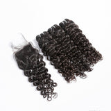 3 boules de cheveux  vierges  plus closure 4x4