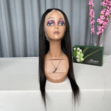La Perruque Lisse  Full Lace en Cheveux Vierges De La Densité 180%