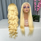 perruque blonde 613 lace frontal 13x4