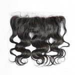 13" x 4" lace frontal cheveux indiens raw