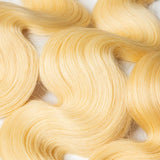 Tissage Ondulé De Cheveux Malaisiens Blond 613