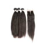 3 boules de cheveux bresiliens plus 1 closure 4x4